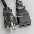 6 ft Heavy Duty 14 AWG Computer Power Cord - C19 to C20 - 14 AWG Power Cable - IEC 320 C19 to IEC 320 C20 Extension Cord UL